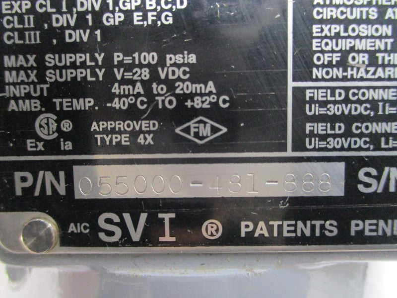 DRESSER 055000-481-888 30VDC 100PSI NSNP