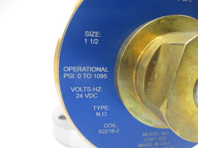 CIRCOR INSTRUMENTATION 32861-626 24VDC 48A 0-1095PSI 1-1/2" REV. D NSMP