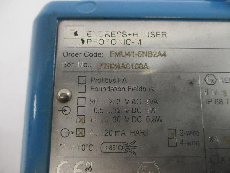 ENDRESS+HAUSER FMU41-5NB2A4 14-30VDC UNMP