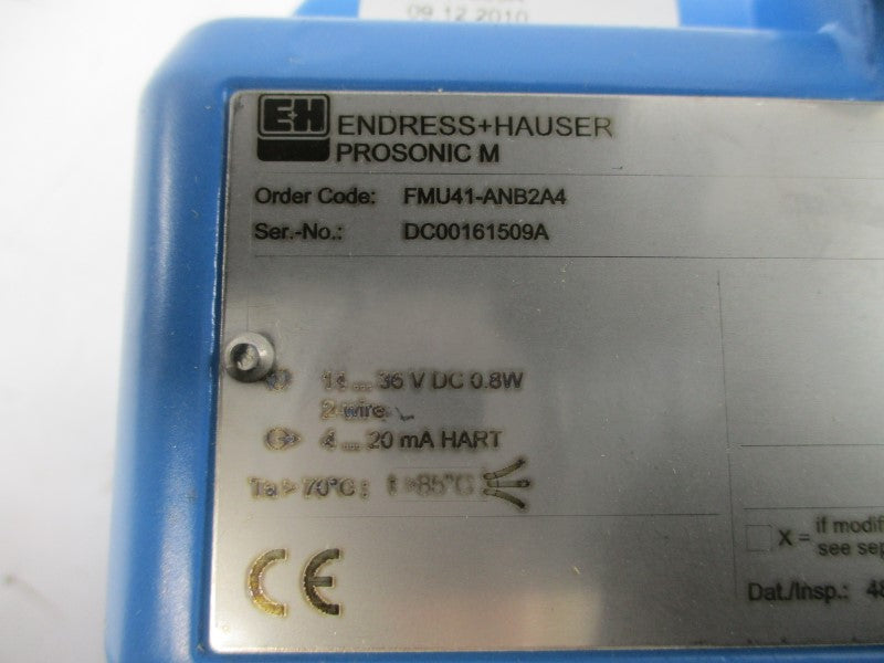 ENDRESS+HAUSER FMU41-ANB2A4 14-36VDC NSNP
