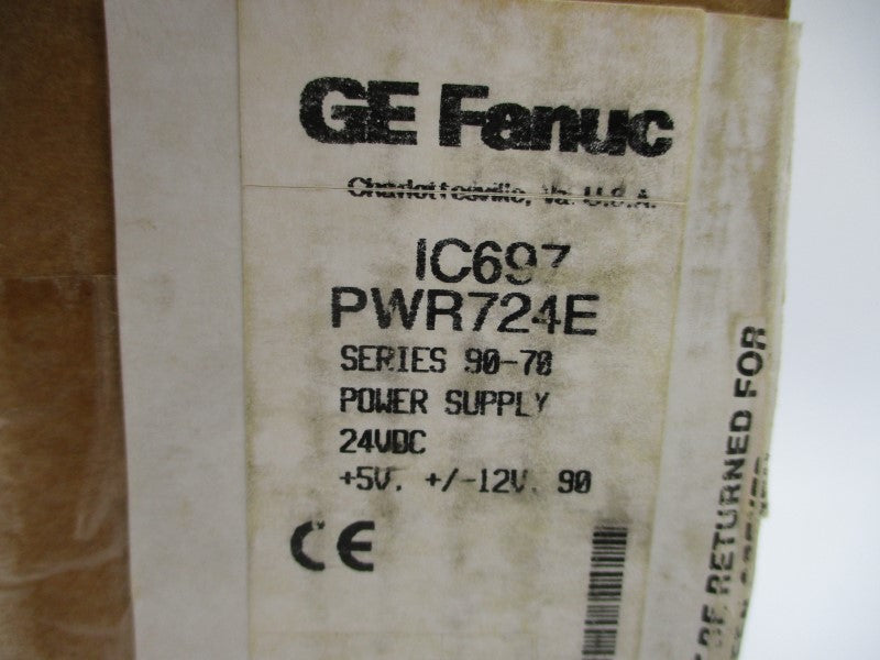 GE FANUC IC697PWR724E 24VDC NSMP