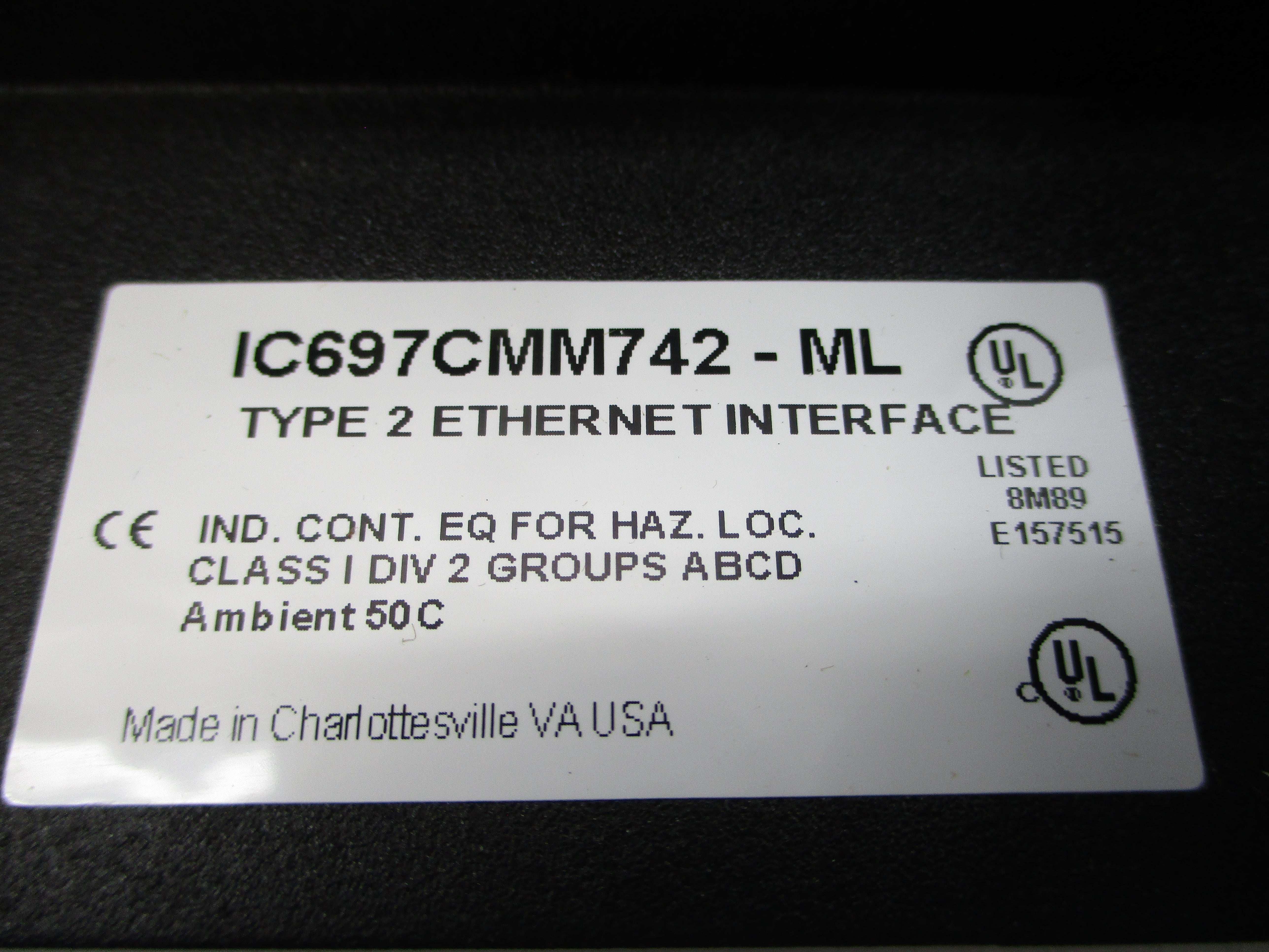 INDUSTRIAL MRO IC697CMM742-ML REMAN