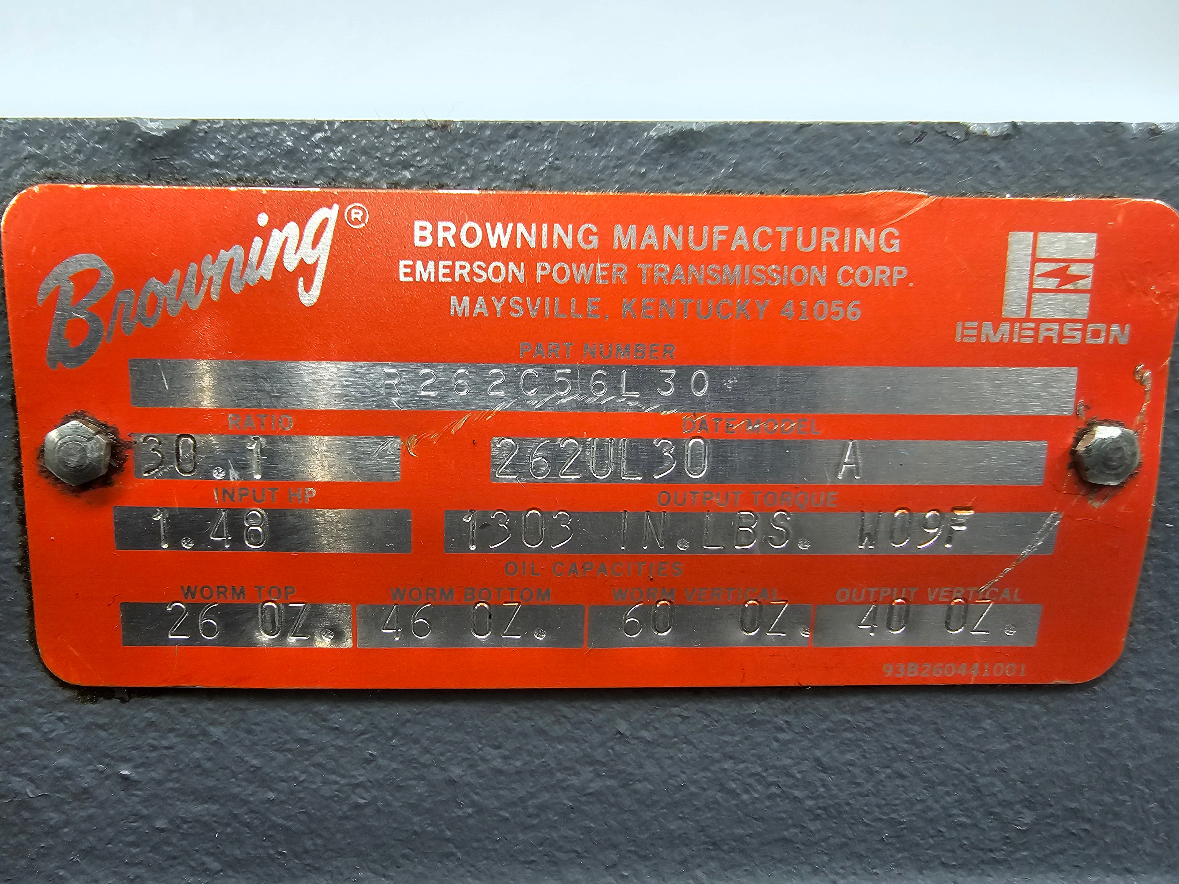 BROWNING R262C56L30 262UL30 UNMP