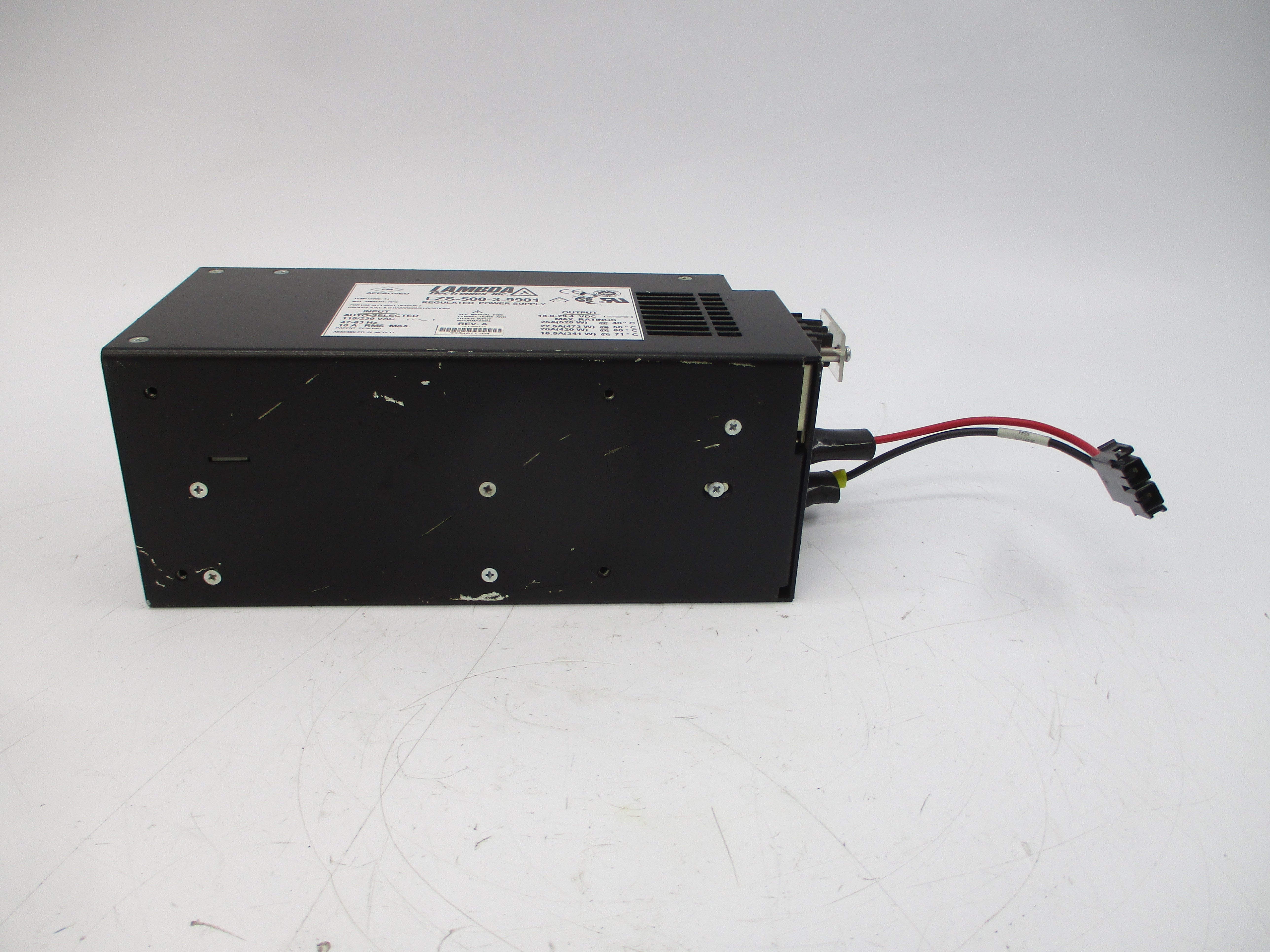 LAMBDA ELECTRONICS LZS-500-3-9901 115/230VAC 10A REV. A NSNP