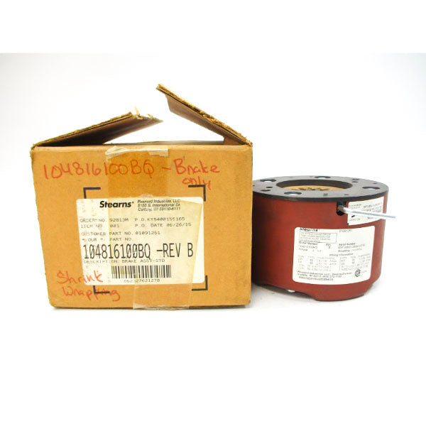 STEARNS 104816100BQ 380/460V 2.4/.18A REV. B NSMP