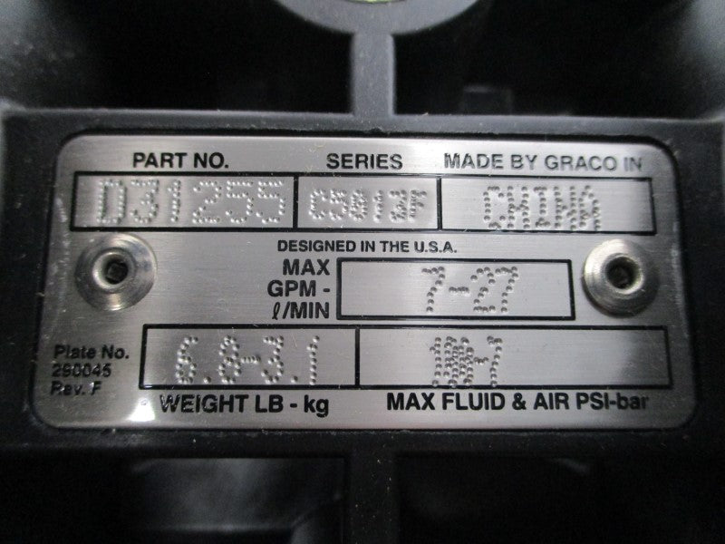 GRACO D31255 REV. F NSMP