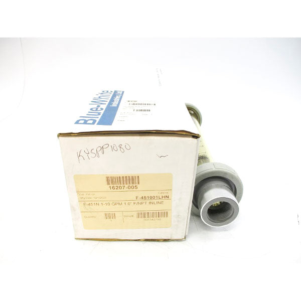 BLUE-WHITE INDUSTRIES F-451001LHN F-451 1-10GPM 1.0" NSMP