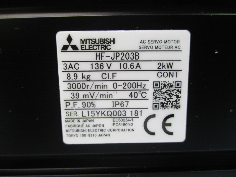 MITSUBISHI HF-JP203B 136V 10.6A NSMP
