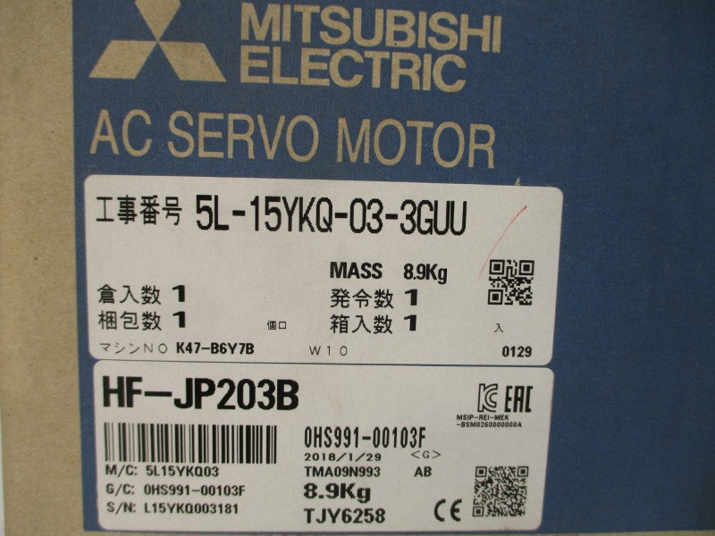 MITSUBISHI HF-JP203B 136V 10.6A NSMP