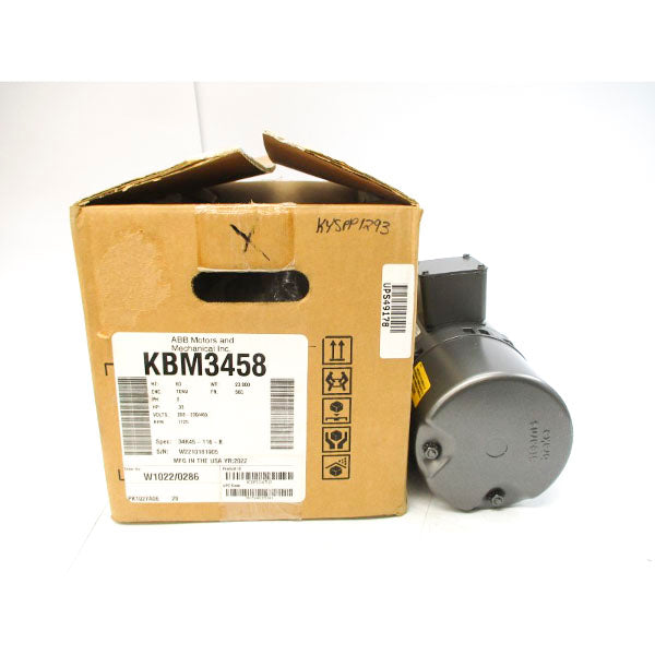 BALDOR KBM3458 104816101BP 96/208-230V 1.9/0.5A NSMP
