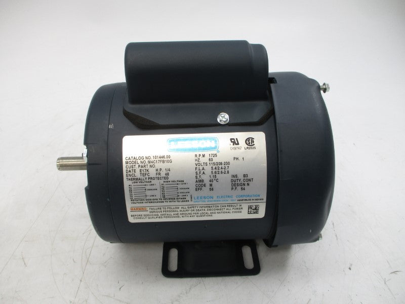 LEESON 101446.00 M4C17FB10G 115/208-230V 5.4/2.4-2.7A NSMP