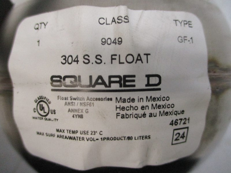 SQUARE D 9049GF1 4" NSMP