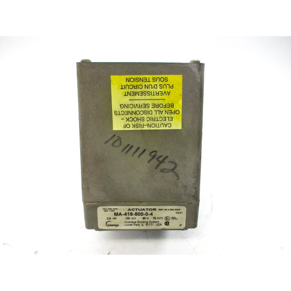 INVENSYS MA-418-500-0-4 120V 0.9A UNMP
