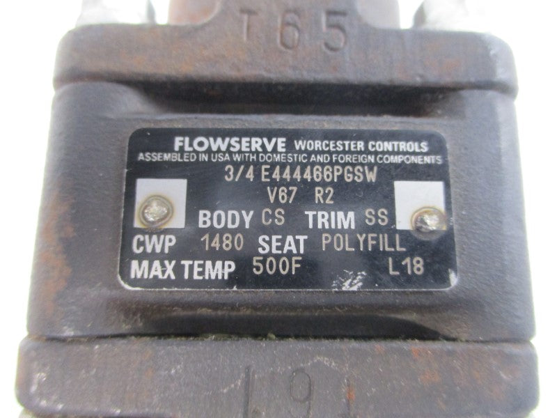 FLOWSERVE 15IF39SWMS120APBCR7 E444466PGSW 125/250VAC 15.1A 120PSI 3/4" UNMP