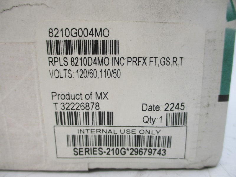 ASCO 8210G004MO 110/120V NSFS