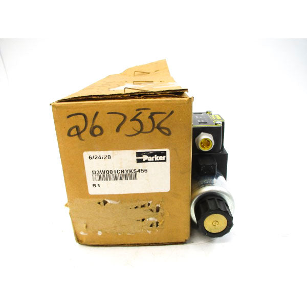 PARKER D3W001CNYKS456 120VAC 0.36A 5000PSI NSMP