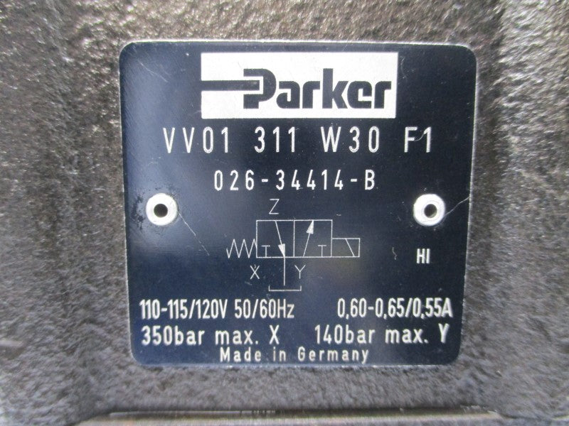 PARKER R5V12-3331209W30A125 110-115/120V 0.60-0.65/0.55A NSNP