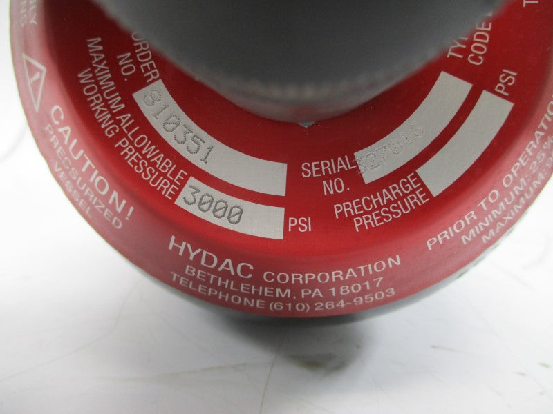 HYDAC SB330-6A1/112S-210C 2054676 3000PSI NSNP