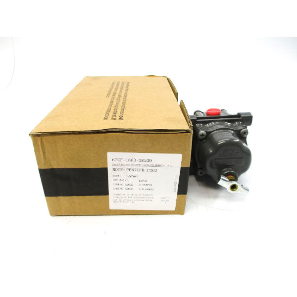 FISHER 67CF-1663-38539 PF67CFR-P263 0-125PSI 1/4" NSMP