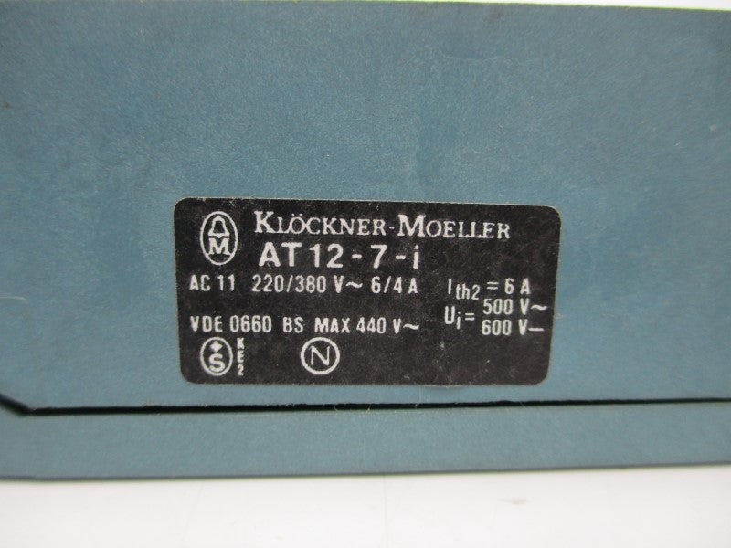 KLOCKNER MOELLER AT12-7-I 220/380VAC 6/4A NSNP