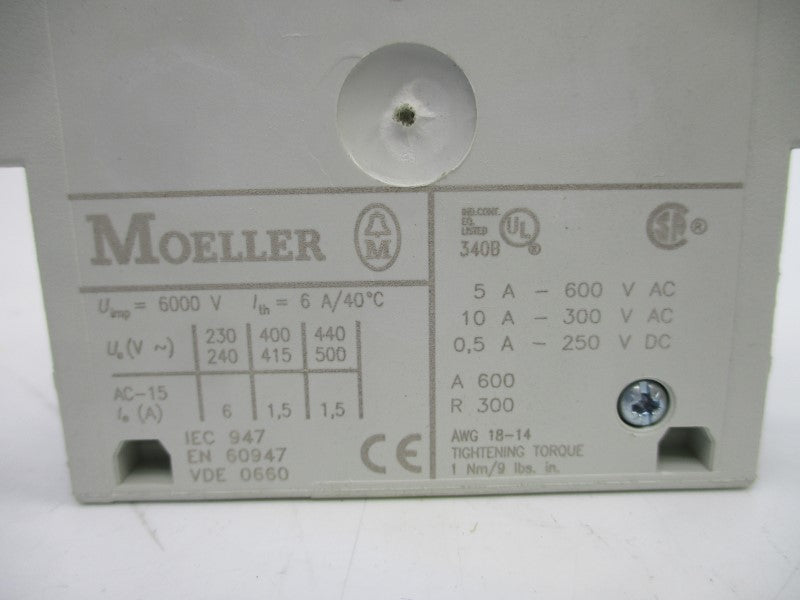 KLOCKNER MOELLER NHI22-PKZ2 6000V 10A NSMP
