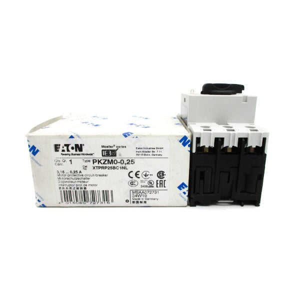 EATON PKZM0-0.25 XTPRP25BC1NL 600VAC 0.16-0.25A NSMP