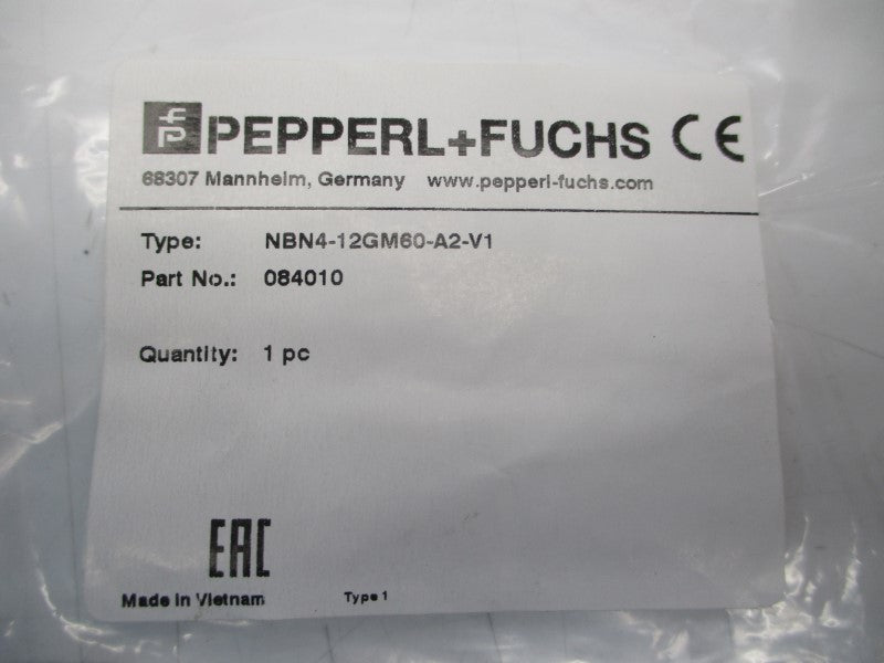PEPPERL+FUCHS NBN4-12GM60-A2-V1 84010 NSMP