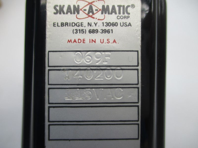 SKAN-A-MATIC T40200 069F 115VAC NSNP