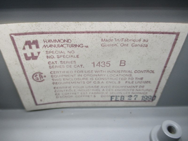 HAMMOND MANUFACTURING 1435B NSNP