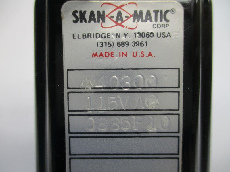 SKAN-A-MATIC 140300 115VAC NSNP