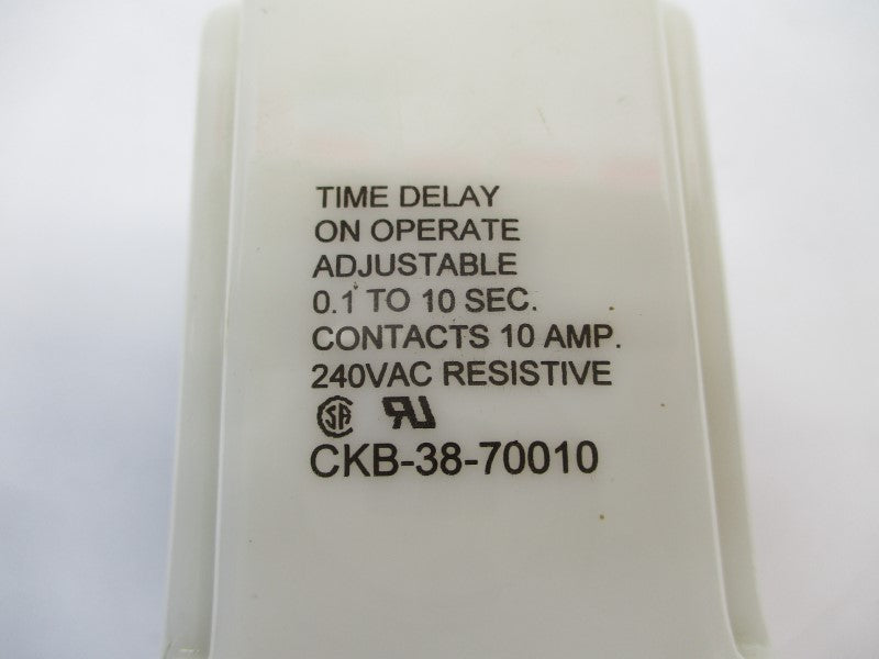 POTTER&BRUMFIELD CKB-38-70010 120VAC 10A 0.1-10S UNMP