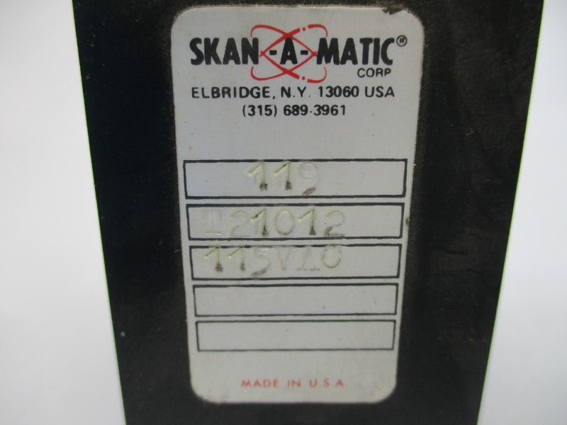 SKAN-A-MATIC T21012 115VAC NSNP