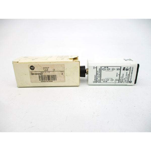 ALLEN BRADLEY 700-HS12AA1 SER. A 120VAC 12A 0.1-10S (WH) NSMP