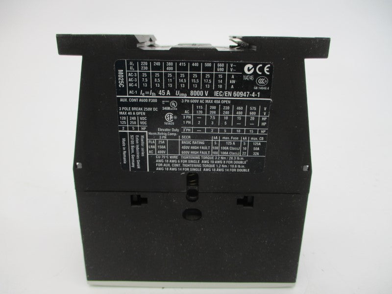EATON DILM25-10(RDC24) XTCE025C10TD 24-27VDC 45A NSMP