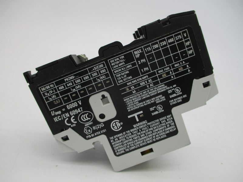 KLOCKNER MOELLER PKZM0-0,63 SER. 03 690V 0.4-0.63A NSMP