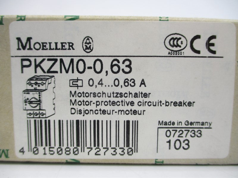 KLOCKNER MOELLER PKZM0-0,63 SER. 03 690V 0.4-0.63A NSMP