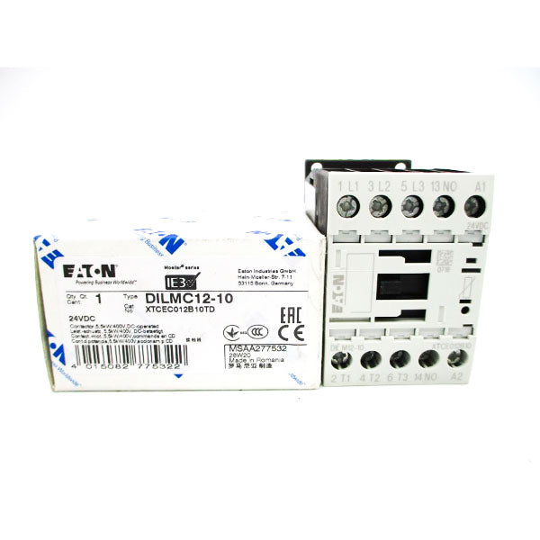 EATON DILMC12-10 XTCEC012B10TD 24VDC 22A NSMP