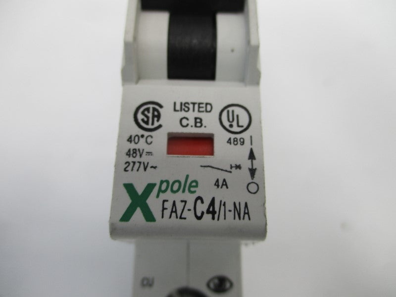 KLOCKNER MOELLER FAZ-C4/1-NA 277V 4A NSNP