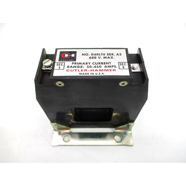 CUTLER HAMMER D60LT6 SER. A2 600V 50-450A 4-6S UNMP