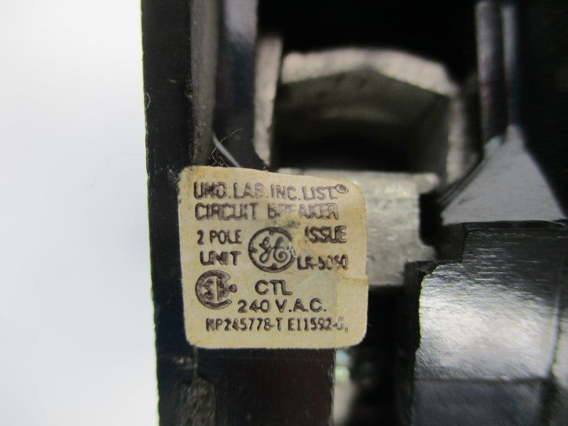GENERAL ELECTRIC CTL230 240VAC 30A UNMP