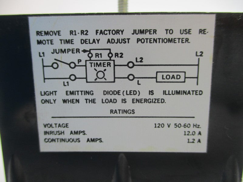 CUTLER HAMMER D87AE SER. A1 120V 1.2-12.0A .3-30S NSNP
