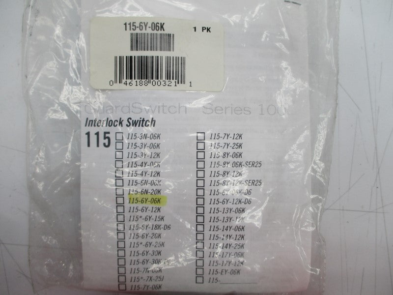 SENTROL INDUSTRIAL 115-6Y-06K NSMP