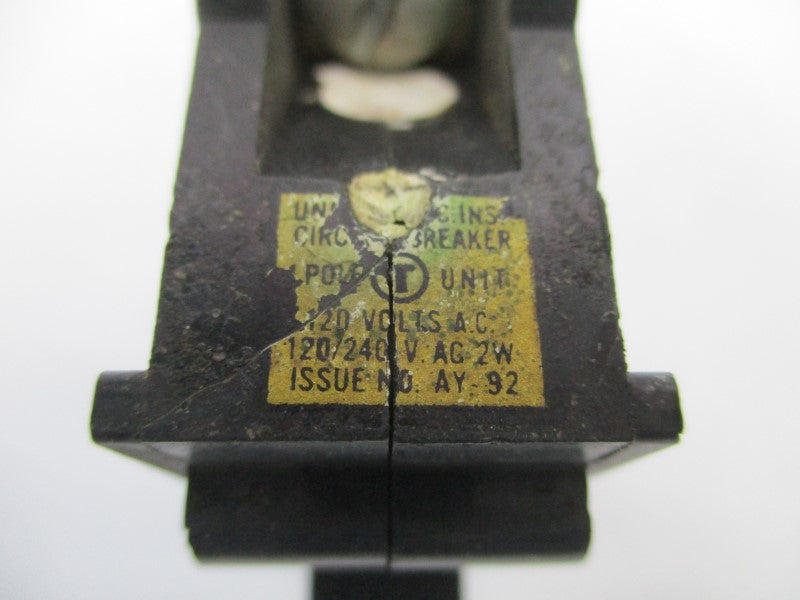 GENERAL ELECTRIC TQL-1120 120/240VAC 20A UNMP
