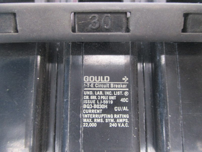 GOULD BQ3-B030H 240VAC 30A UNMP