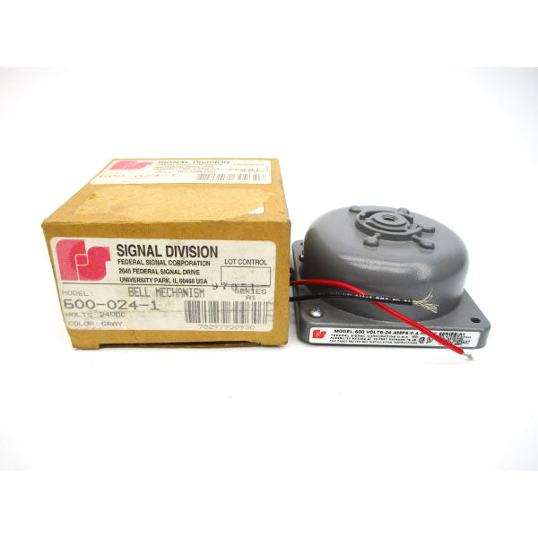 FEDERAL SIGNAL 600-024-1 SER. A1 24VDC 0.4A NSMP
