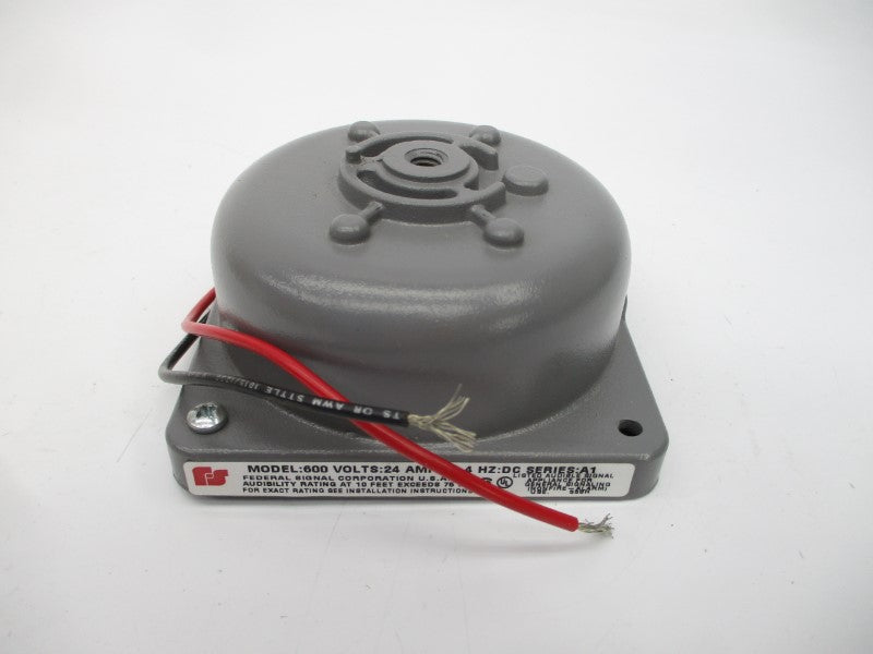 FEDERAL SIGNAL 600-024-1 SER. A1 24VDC 0.4A NSMP