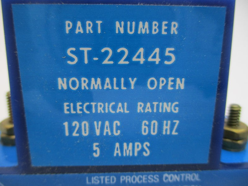 TRANSAMERICA DELAVAL ST-22445 120VAC 5A NSNP