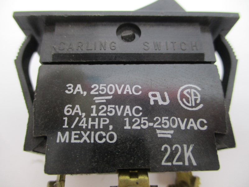 CARLING SWITCH 22K 125-250VAC 6A NSNP