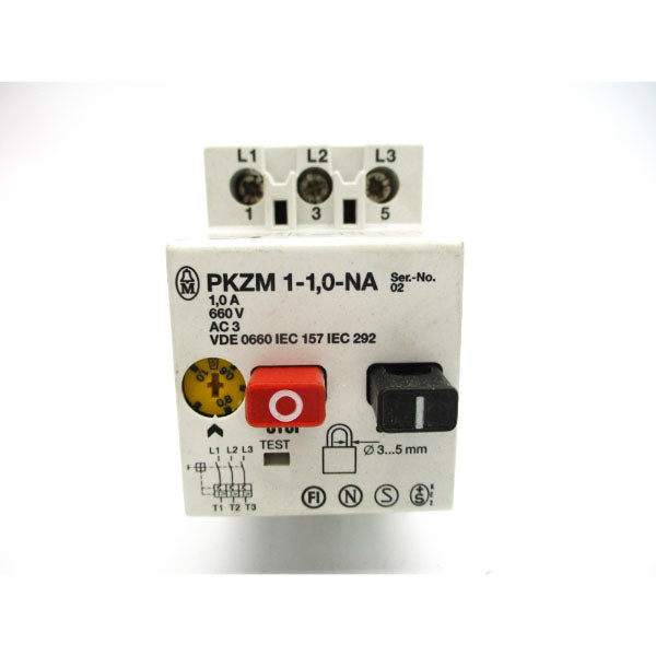 KLOCKNER MOELLER PKZM1-1,0-NA 660VAC 1.0A NSNP