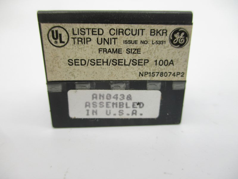 GENERAL ELECTRIC SRPE100A100 100A NSNP